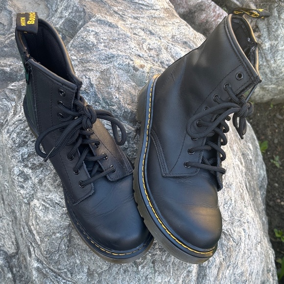 Dr. Martens Other - Dr. Martens Black Leather Lace-Up Boots